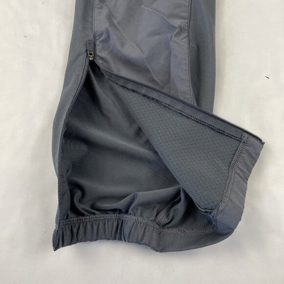 Columbia Jogger Sweatpants Adult S/31L Gray Ankle Zip Reflective Nylon Stretch - Picture 11 of 12